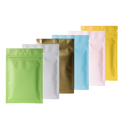 QQ Studio® Pastel Matte Double-Sided Metalized Foil Flat QuickQlick™ Bags