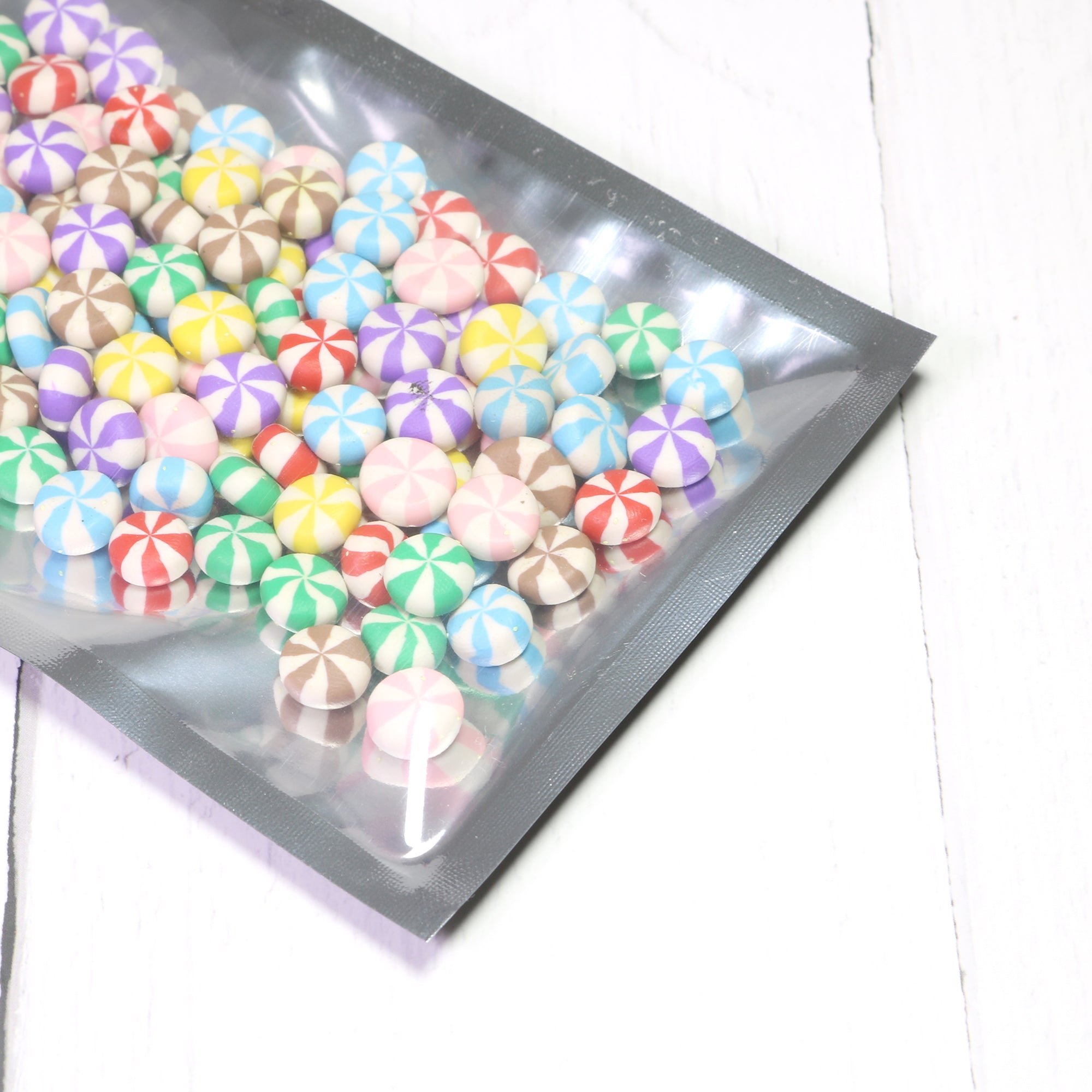 Matte Half Foggy Night Mylar Foil QuickQlick® Bags with Triangle Hang Hole