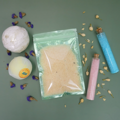 Half Green Apple Stripe Design Mylar Foil Flat QuickQlick® Bags