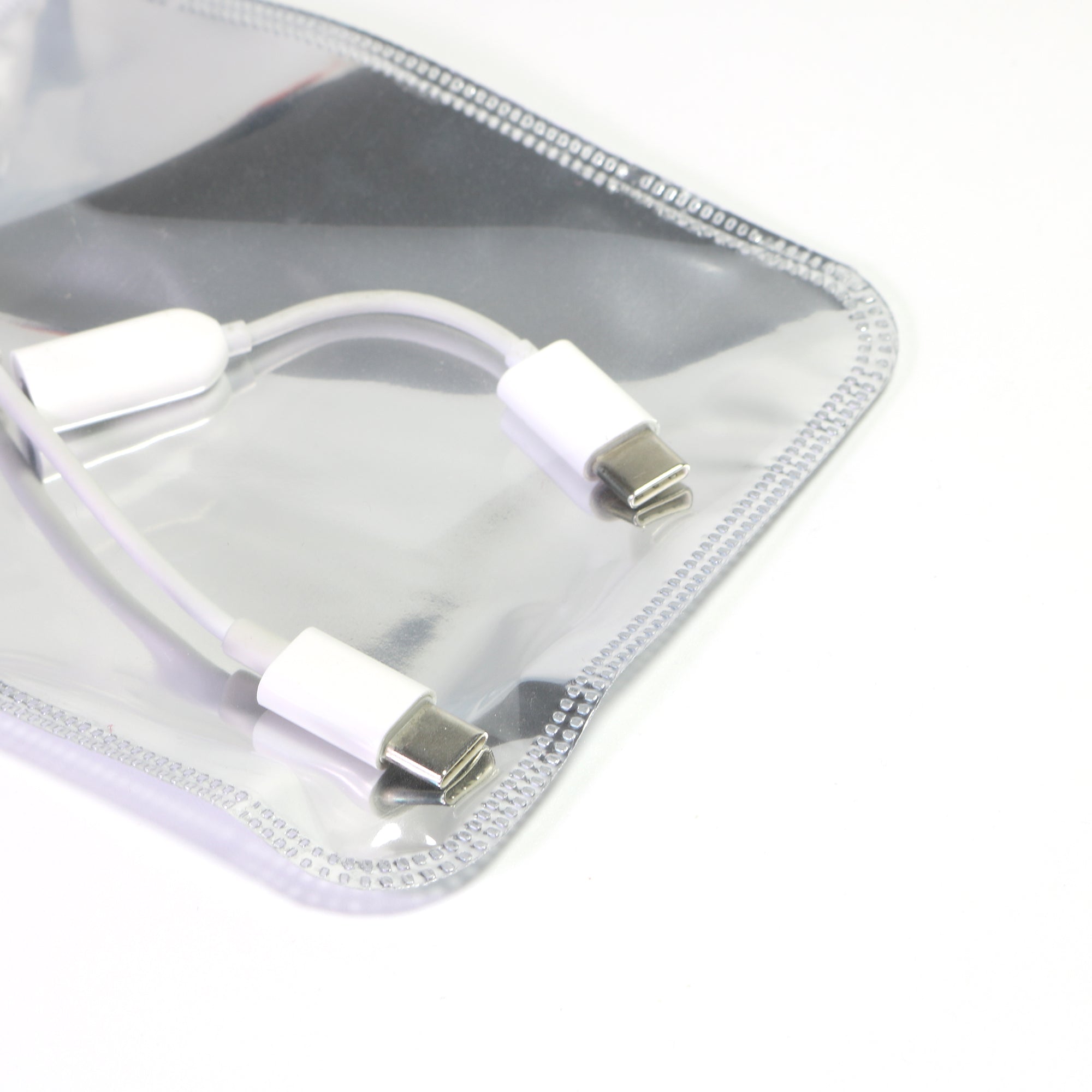 Glossy Chrome Silver Mylar QuickQlick® Bags with Rounded Top and Hang Hole