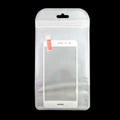 Half Cloudy White Poly Plastic QuickQlick® Bags with Butterfly Hang Hole