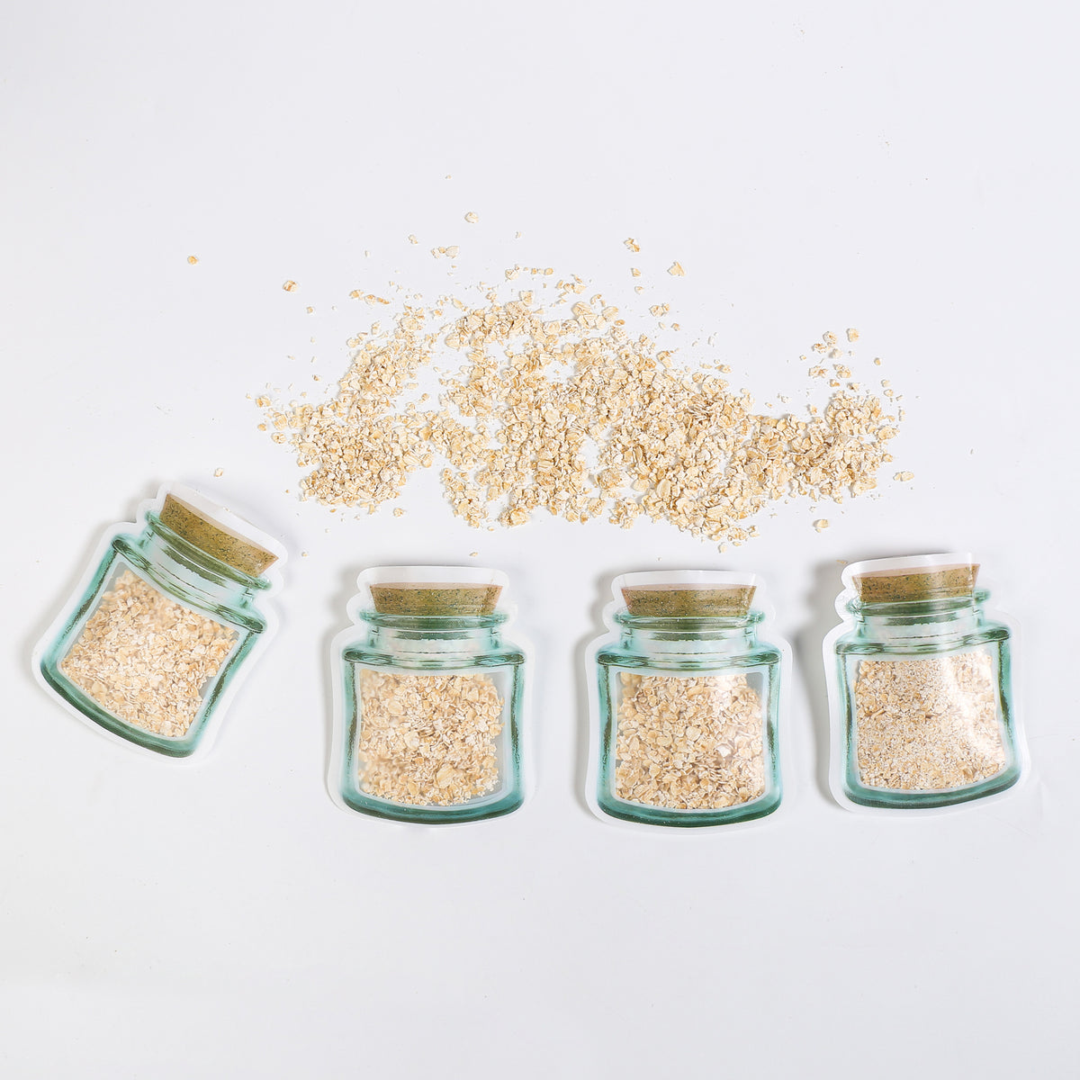 Corky Brown Bottle-Shaped Poly Packaging Bags