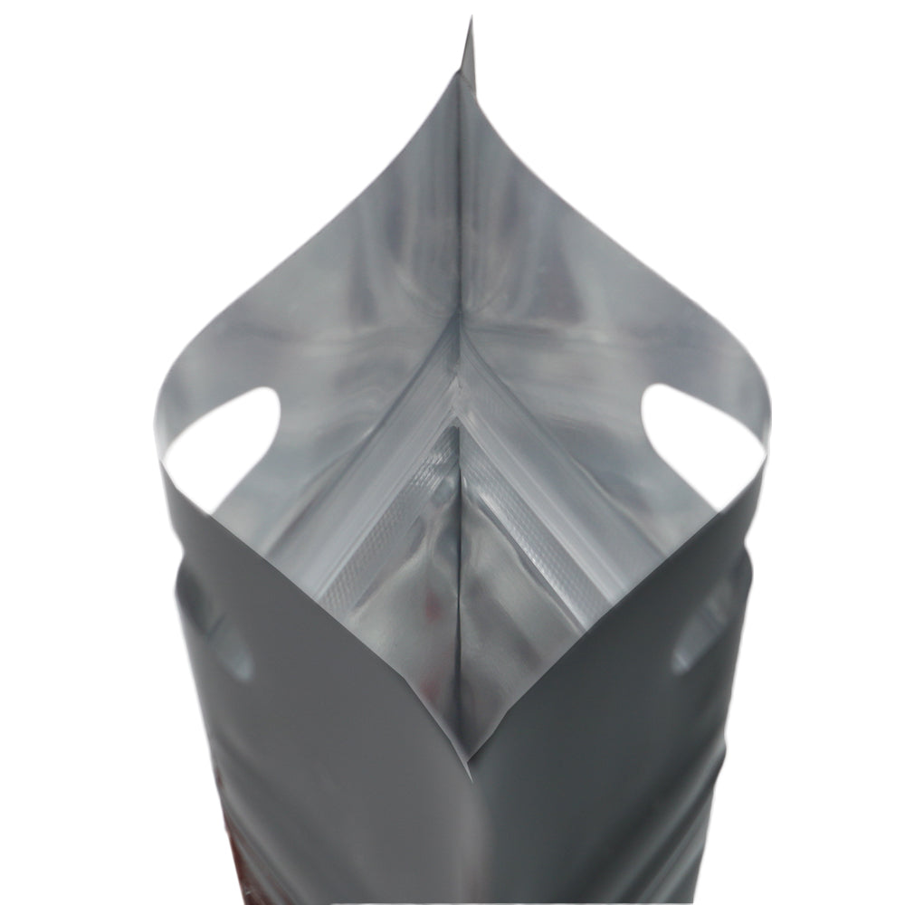 Glossy Moonlite Night Black Mylar Foil QuickQlick® Bags with Triangle Hang Hole