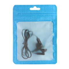 Translucent Knit Blue Flat QuickQlick® Bags with Butterfly Hang Hole
