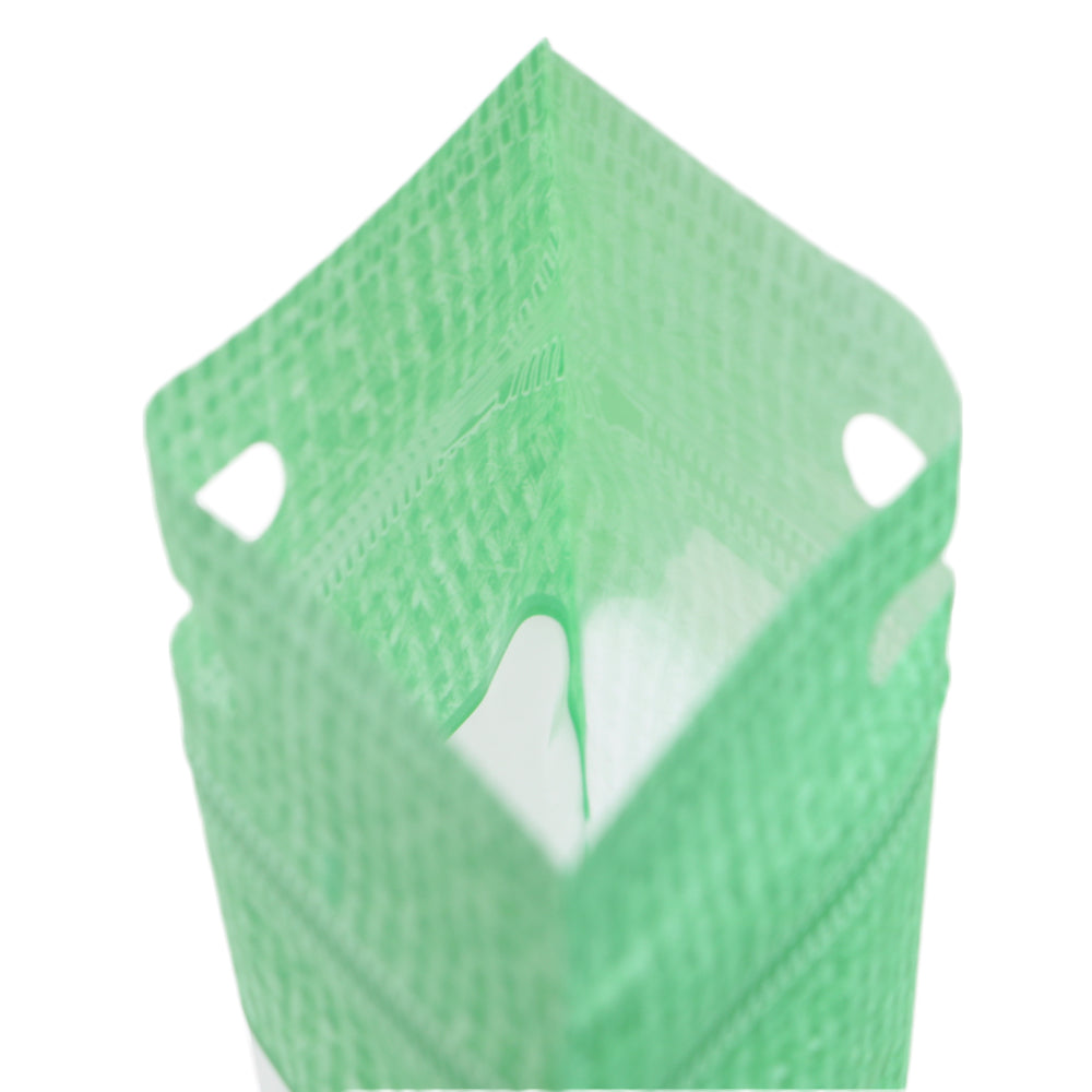 Knit Green Flat QuickQlick® Bags with Butterfly Hang Hole
