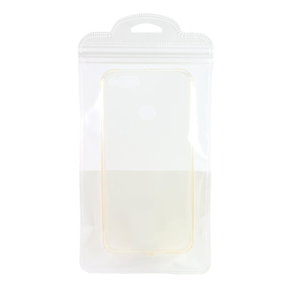 Half Soft White QuickQlick® Bags with Semi Circular Hang Hole
