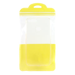 Glossy Sunlight Yellow QuickQlick® Bags with Semi Circular Hang Hole