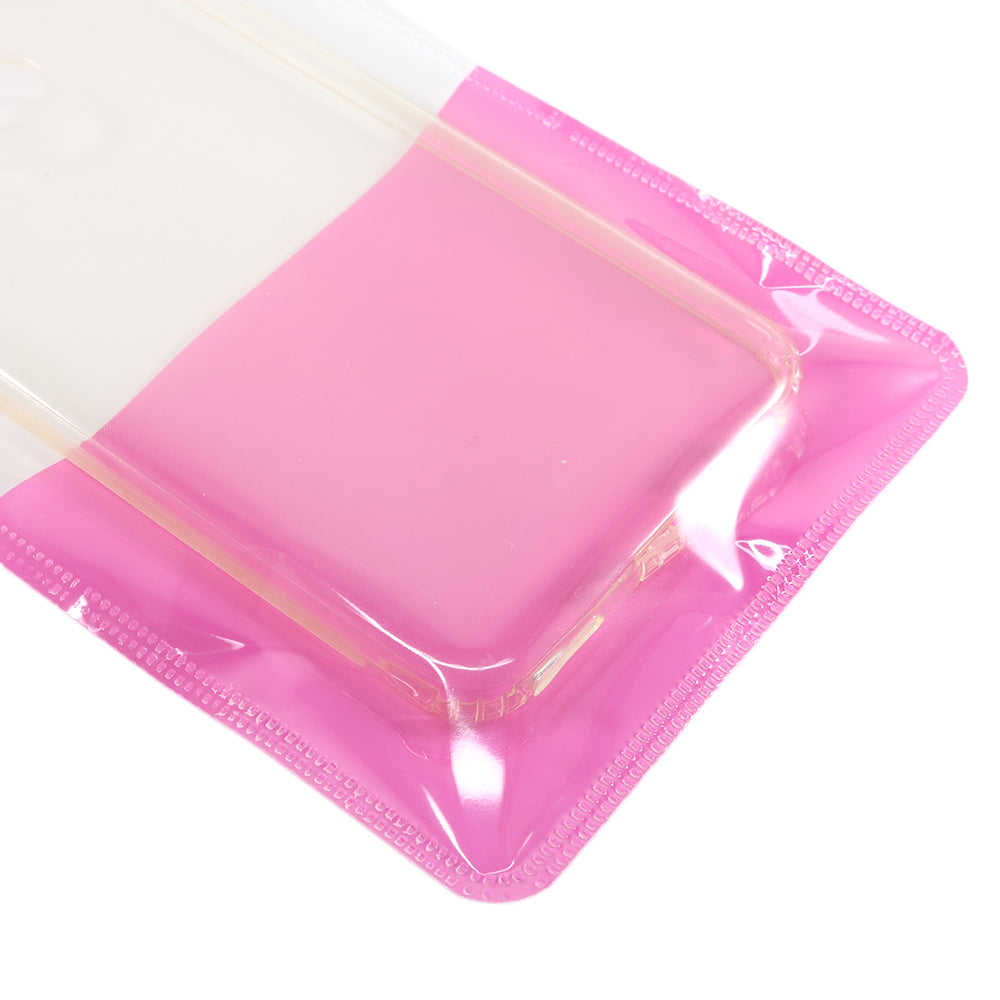 Half Salmon Pink QuickQlick® Bags with Semi Circular Hang Hole