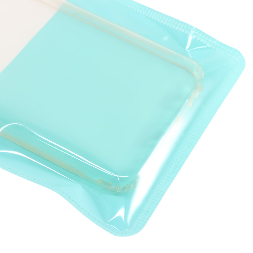 Glossy Teal Green QuickQlick® Bags with Semi Circular Hang Hole