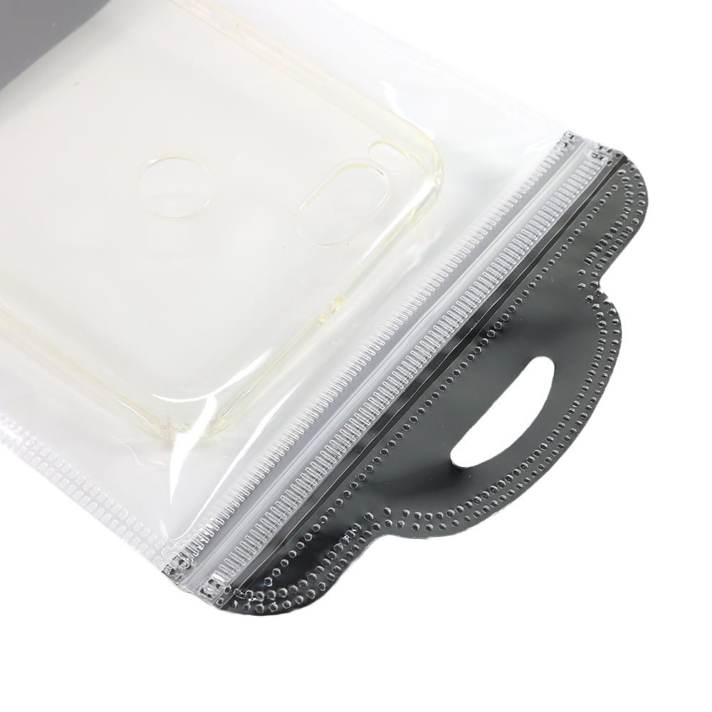 Half Window Black QuickQlick® Bags with Semi Circular Hang Hole