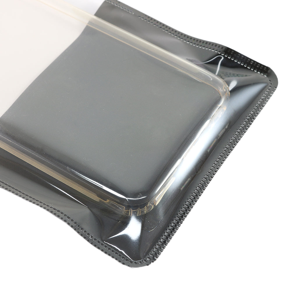 Half Window Black QuickQlick® Bags with Semi Circular Hang Hole