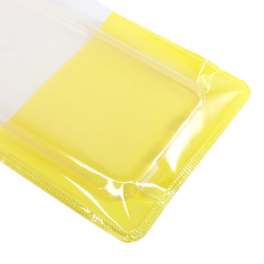 Glossy Sunlight Yellow QuickQlick® Bags with Semi Circular Hang Hole