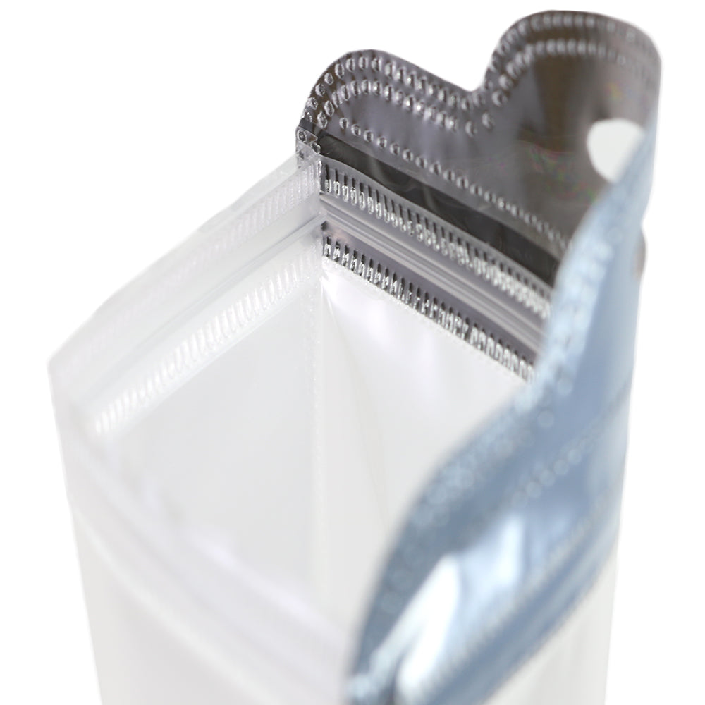 Half Window Black QuickQlick® Bags with Semi Circular Hang Hole