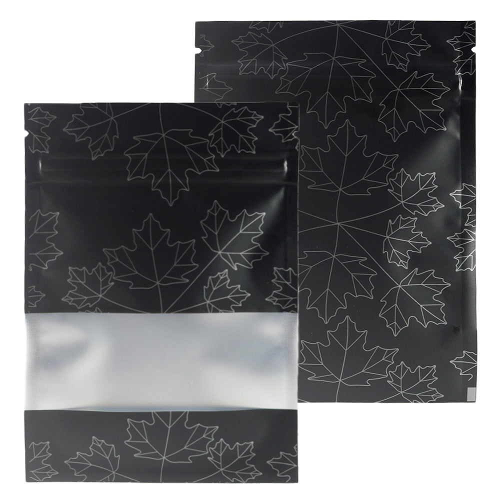 Matte Fallen Leaf Black Aluminum Flat QuickQlick® Bags