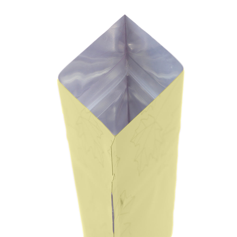 Matte Seasonal Yellow Aluminum Flat QuickQlick® Bags