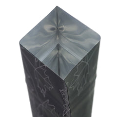 Decorative Maple Leaves Flat Zipper Seal Bags – Matte Frosted Window Aluminum Pouch