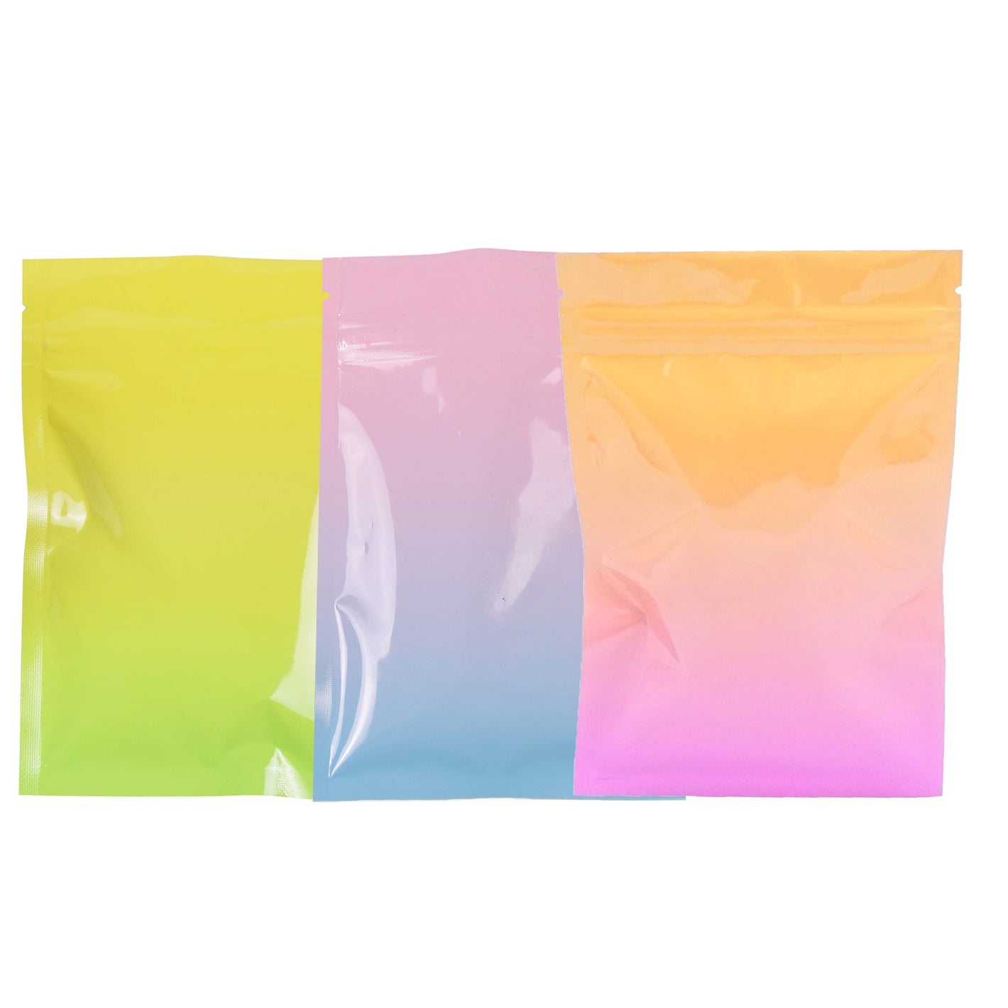 QQ Studio® Glossy Double-Sided Two-Tone Ombre Gradient Mylar QuickQlick™ Bags