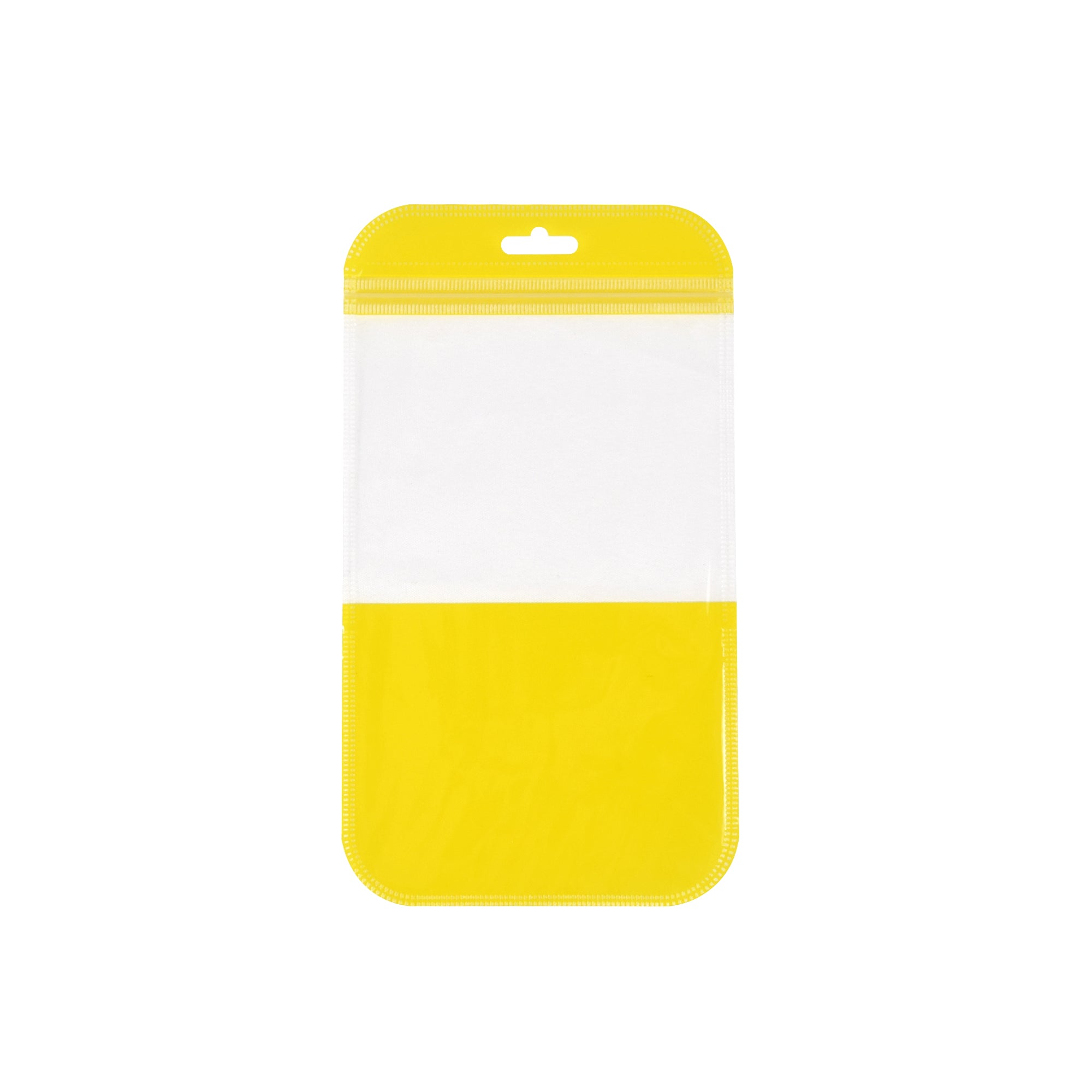 Glossy Apeeling Yellow QuickQlick® Bags with Butterfly Hang Hole