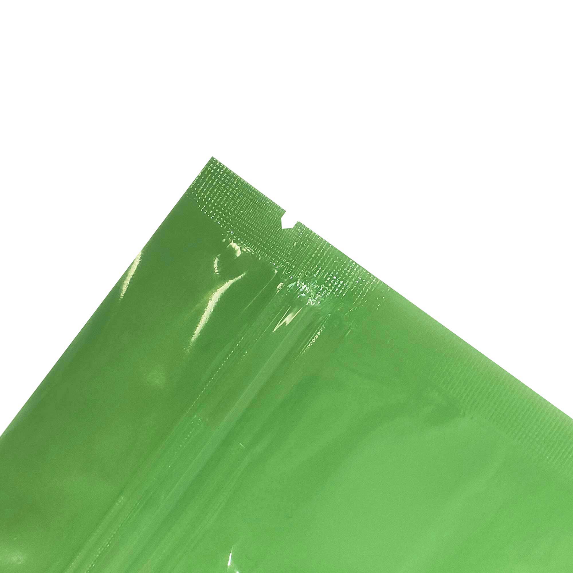 Glossy Cactus Green Plastic Flat QuickQlick® Bags