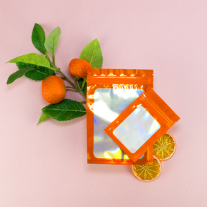 QQ Studio® Orion Orange QuickQlick® Window Bags with Holographic Interior