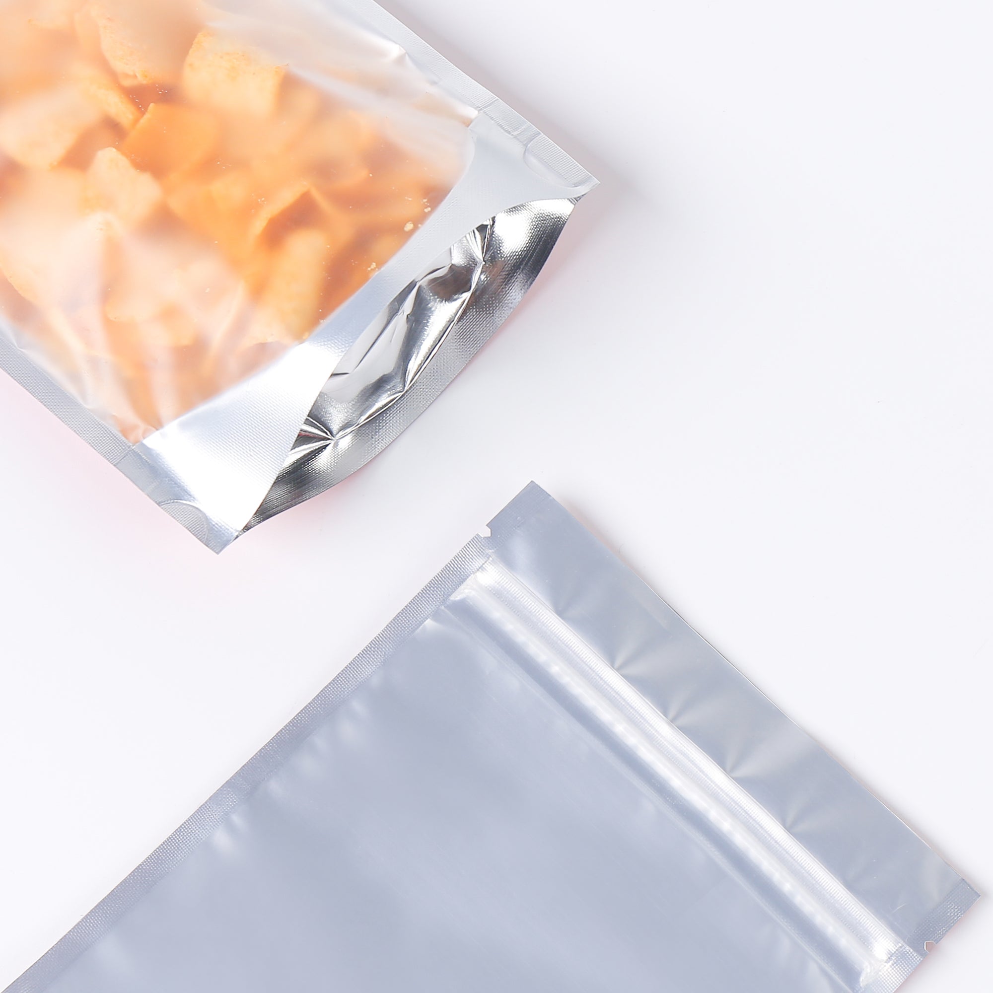 Matte Half Brick Red Metallic Mylar Stand Strong® Bags