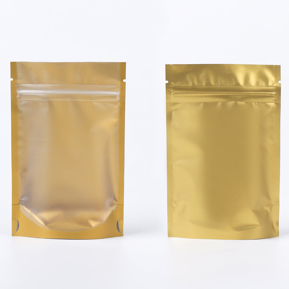 Matte Duo Gold Translucent Plastic Stand Strong® Bags