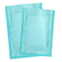 Biscuit Blue Matte Plastic SlickSeal™ Bags with Frosted Window