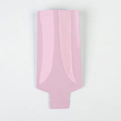 Glossy Valentine Pink Aluminum Bottle Shape Open Bottom Bags