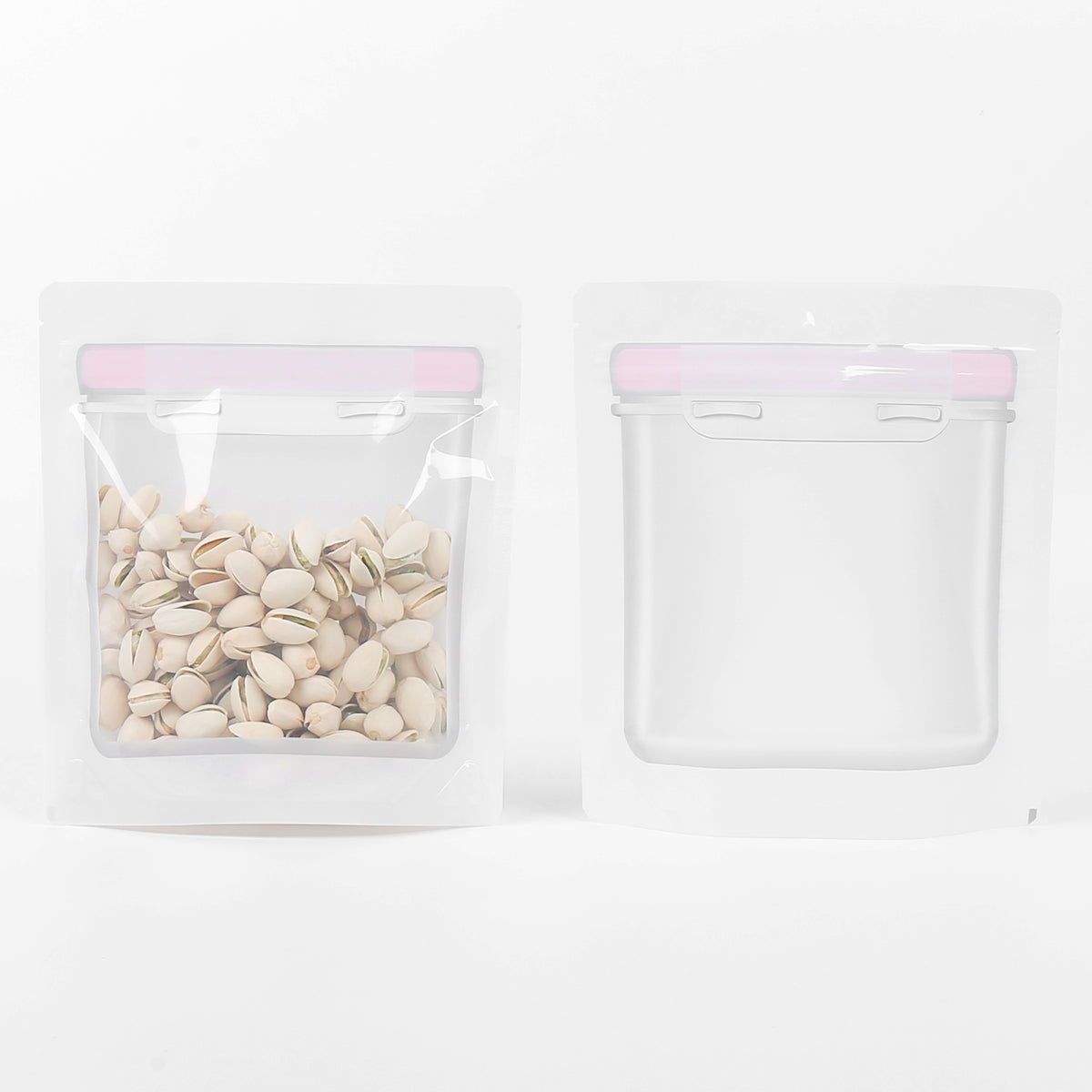 Glossy Preserved Pink Storage Container Shaped Stand Strong® Bags