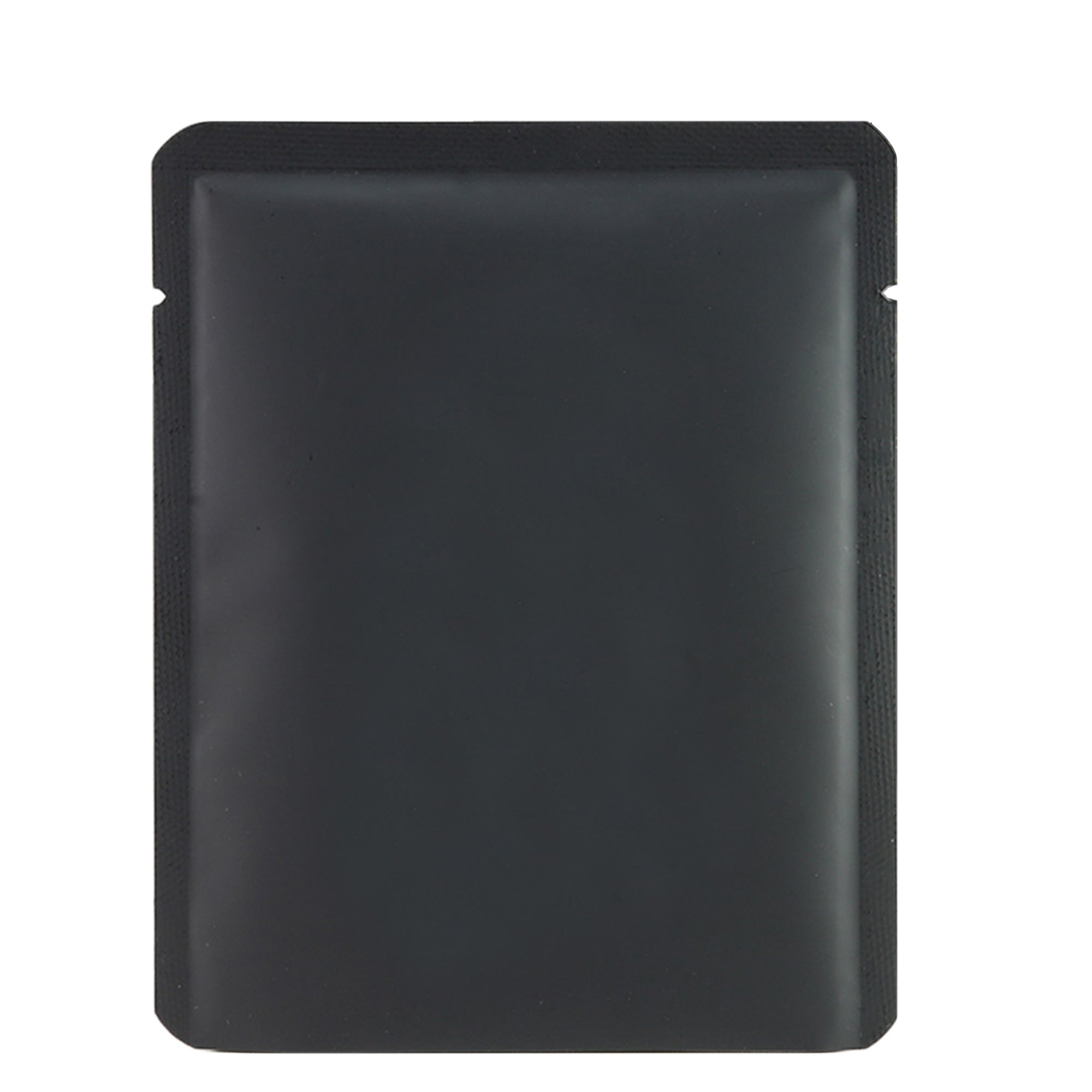Matte Dahlia Black Aluminum Open Bottom SlickSeal™ Packaging Bag