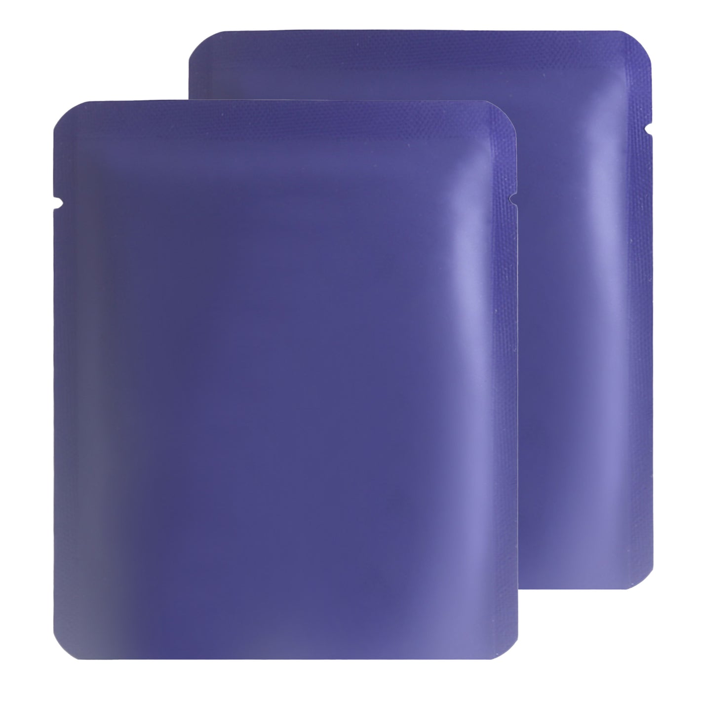 QQ Studio® Matte Delphinium Purple Aluminum Open Bottom SlickSeal™ Packaging Bag