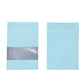 Matte Powder Blue Frosted Window Aluminum Flat QuickQlick® Bags