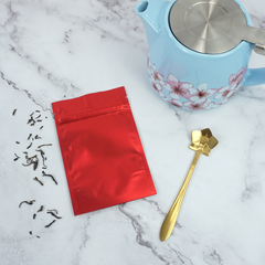 Matte Strawberry Red Mylar Stand Strong® Bags