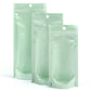 Glossy Mantis Green Pastel Tall Stand Strong® Zipper Seal Bags with Round Hang-Hole