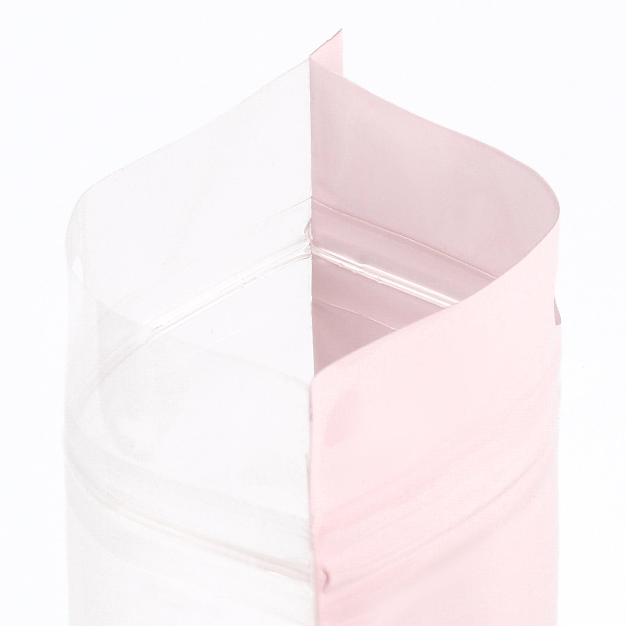 Glossy Sun Kissed Pink Pastel Tall Stand Strong® Zipper Seal Bags with Round Hang-Hole