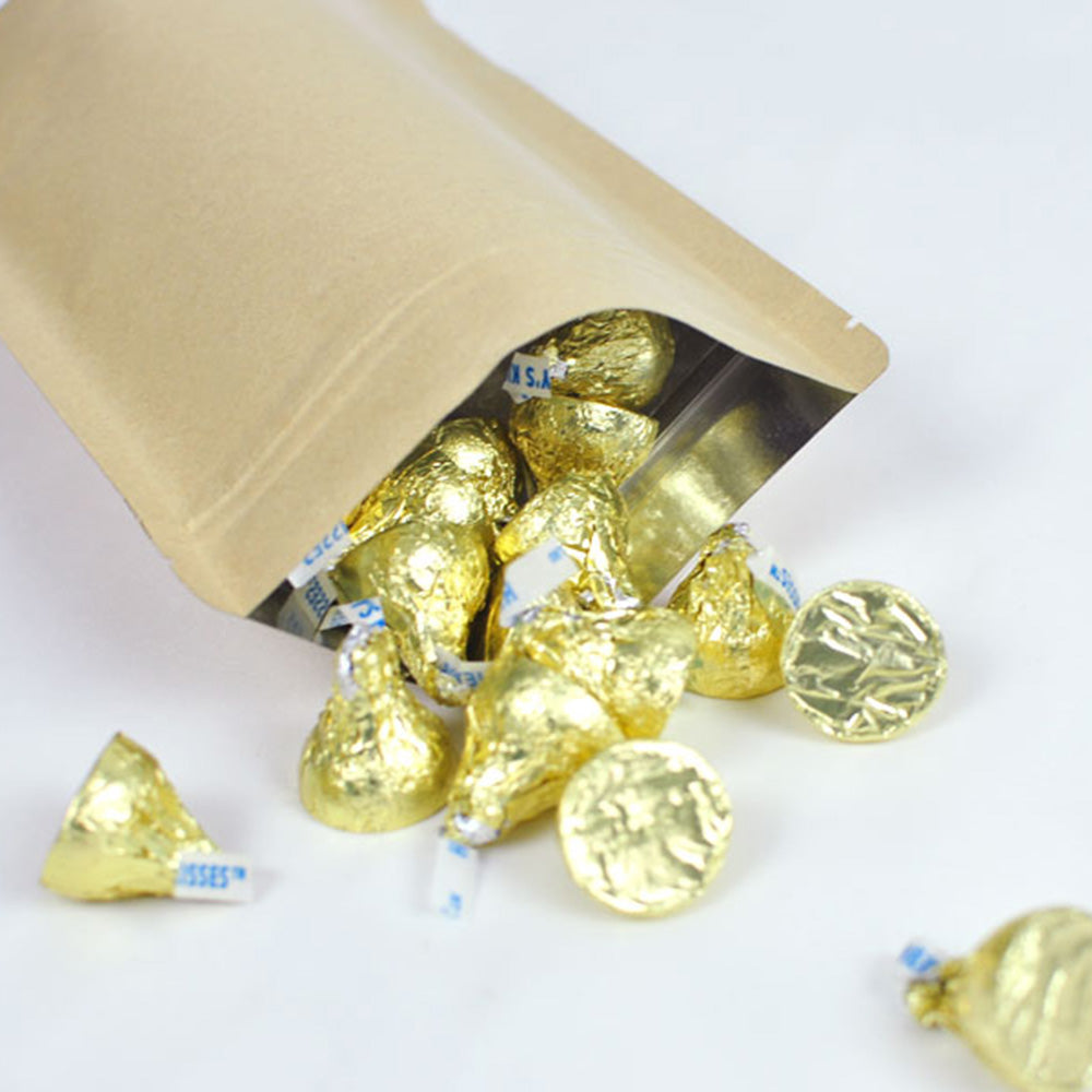 Krafty Brown with Inner Metallic Foil Stand Strong® Bags