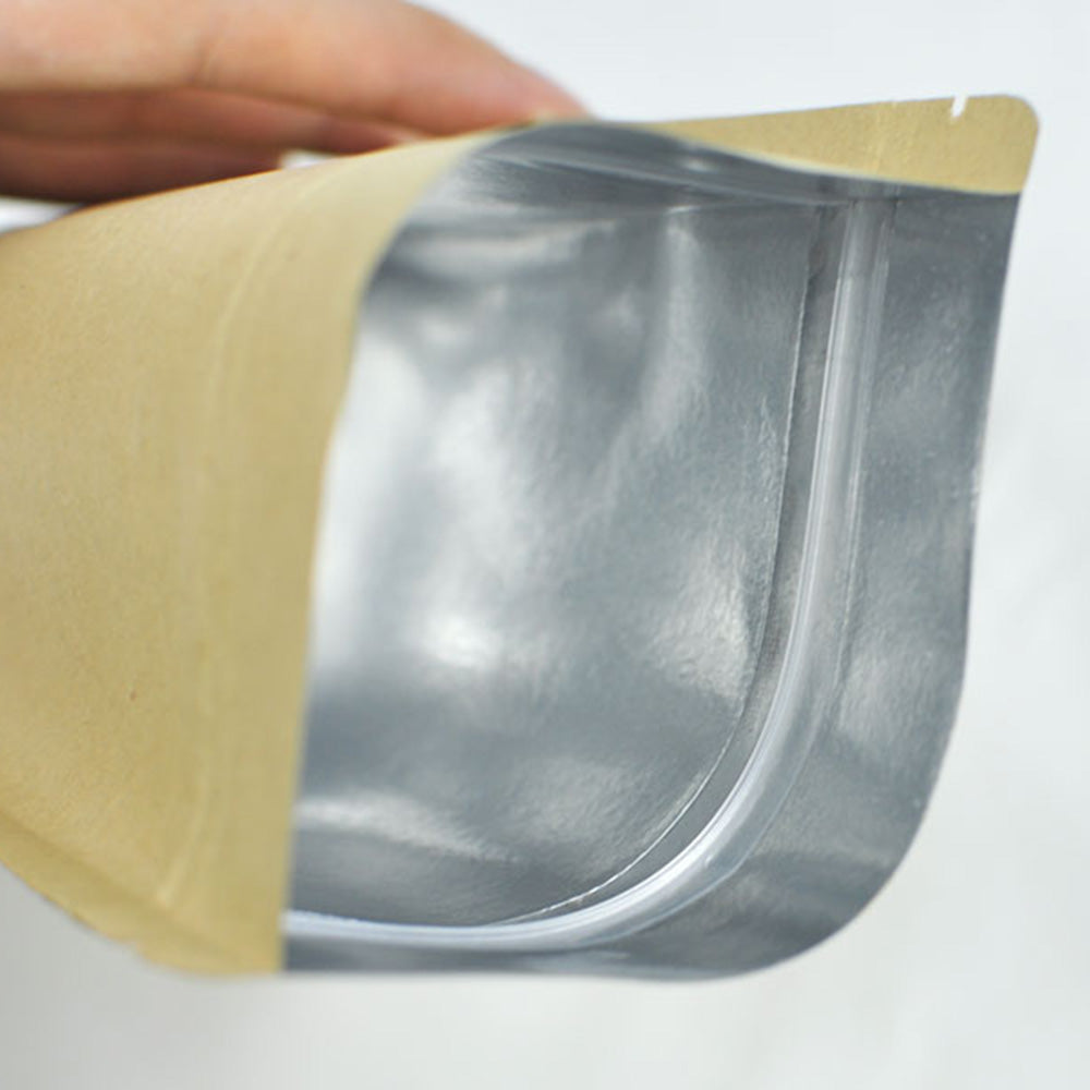 Krafty Brown with Inner Metallic Foil Stand Strong® Bags
