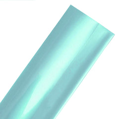 Long Glossy Aqua Blue Aluminum Open Stick Bags