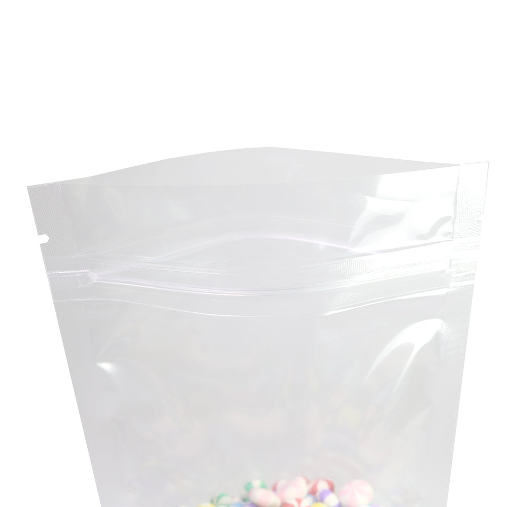 Glossy Opalite Clear BOPA Plastic Stand Strong® Bags