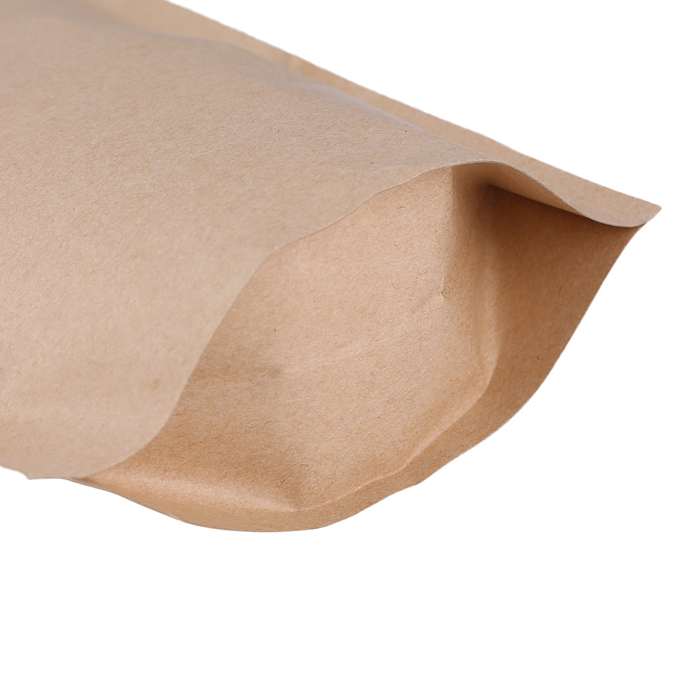 Krafty Brown with Inner Metallic Foil Stand Strong® Bags with Hang Hole