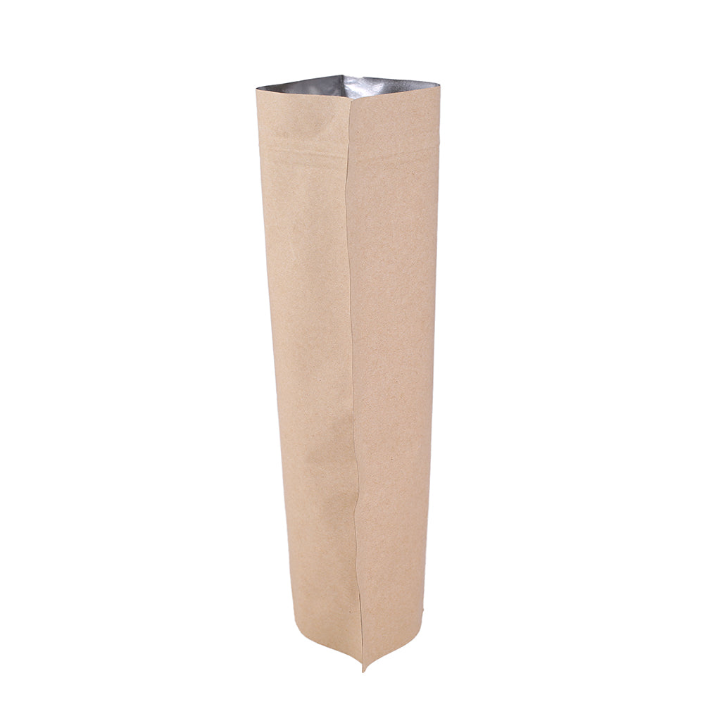 Krafty Brown with Inner Metallic Foil Stand Strong® Bags with Hang Hole