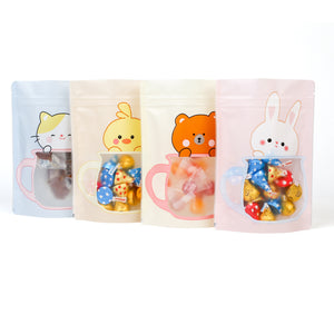 QQ Studio® Animal Mug Designed Matte Stand Strong® Bags