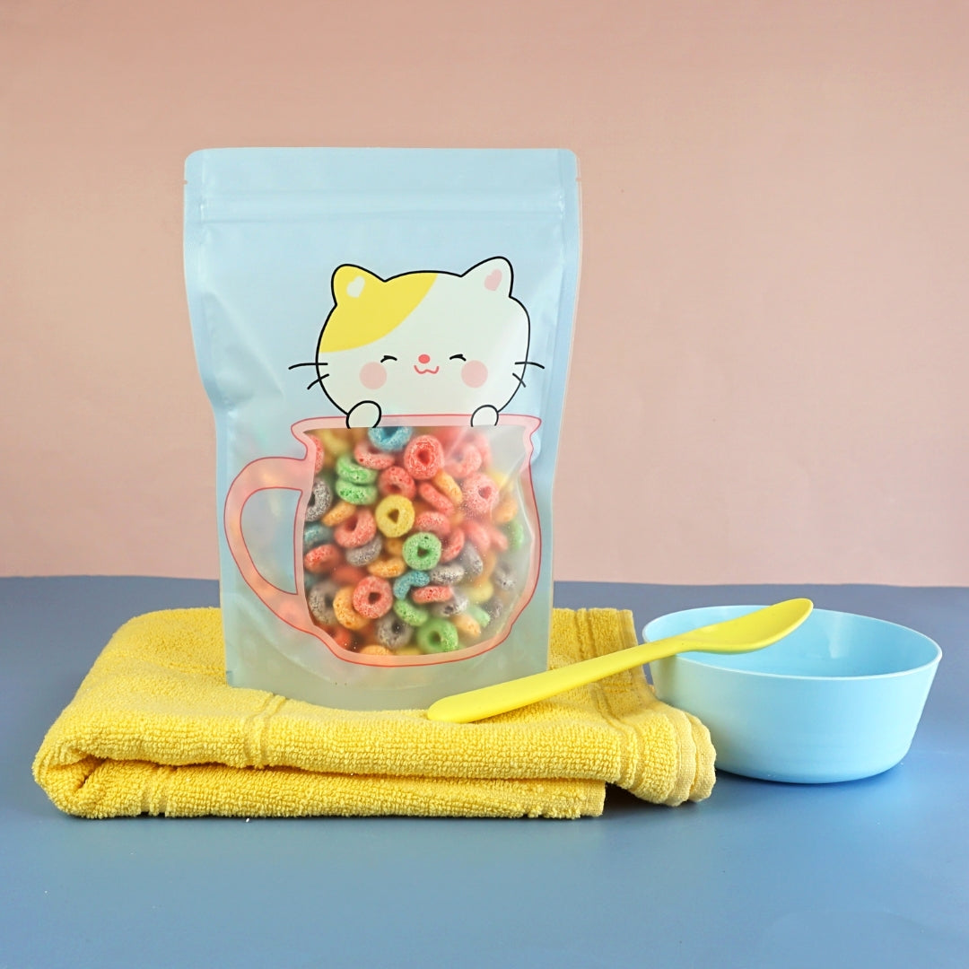 Animal Mug Designed Matte Catnap Blue Stand Strong® Bags