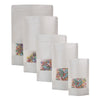 QQ Studio® Matte Parchment White Kraft with Translucent Window Stand Strong® Bags - Parchment White