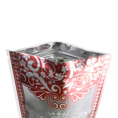 Royal Red Floral Border Design Translucent Stand Strong® Bag