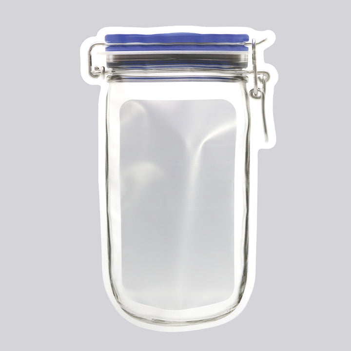 QQ Studio® Jarring Blue Canister Shaped Plastic Stand Strong™ Bags