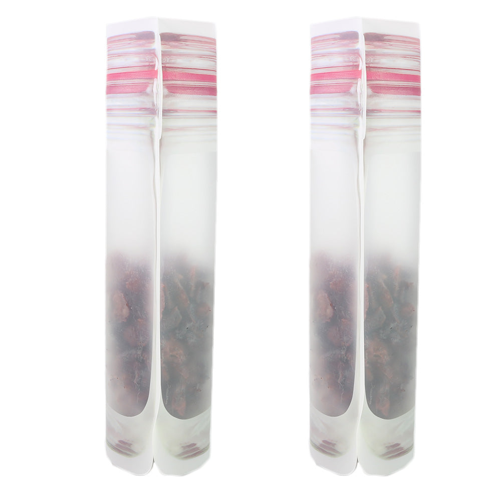 Red Preserves Border Canister Shaped Plastic Stand Strong® Bags