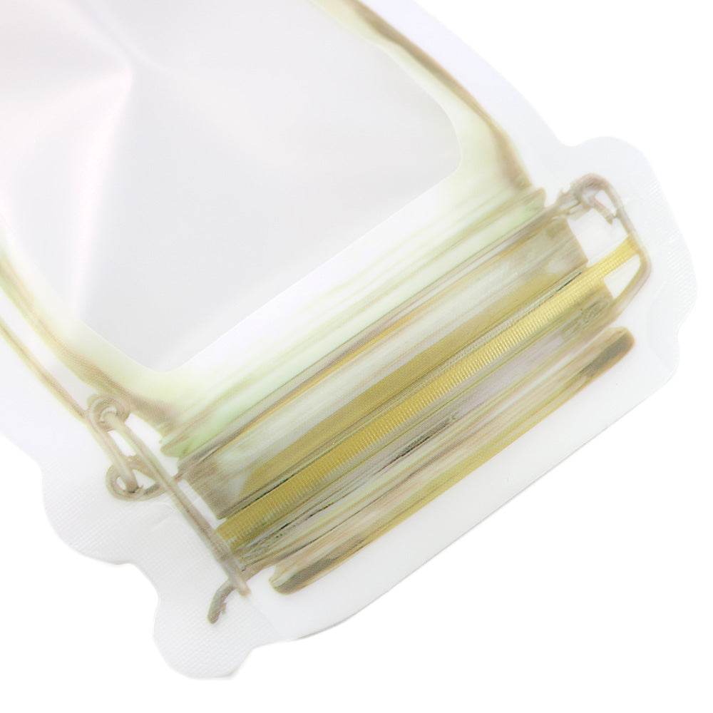 Jarring Yellow Border Canister Shaped Plastic Stand Strong® Bags