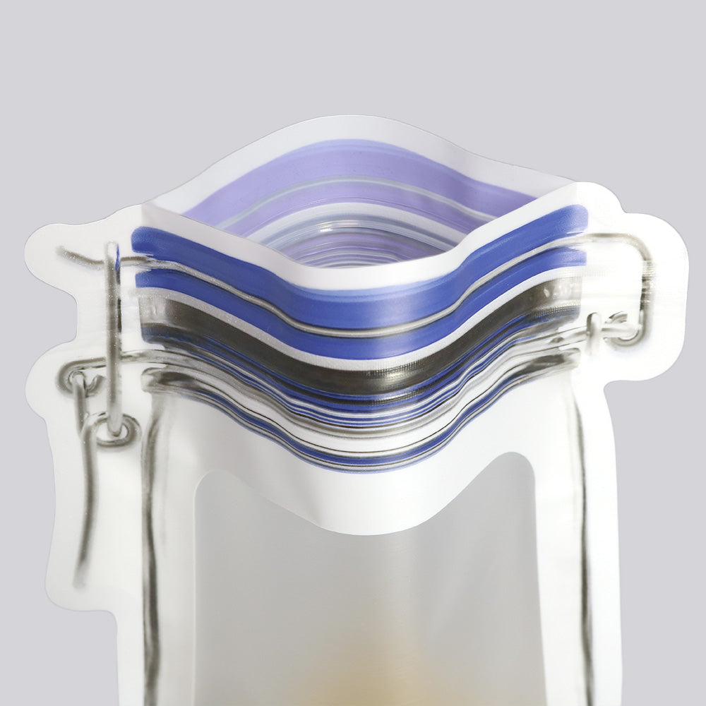 Jarring Blue Canister Shaped Plastic Stand Strong® Bags