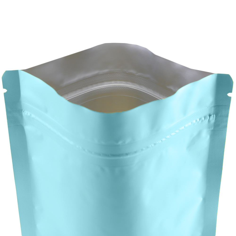 Matte Powder Blue Aluminum Stand Strong® Bags